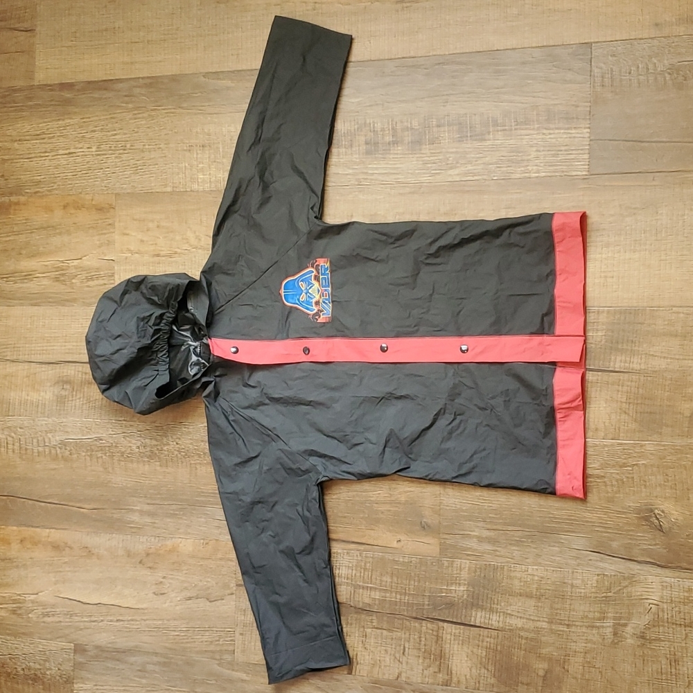 Star Wars Boys Size 4/5 Raincoat Jacket Vader
